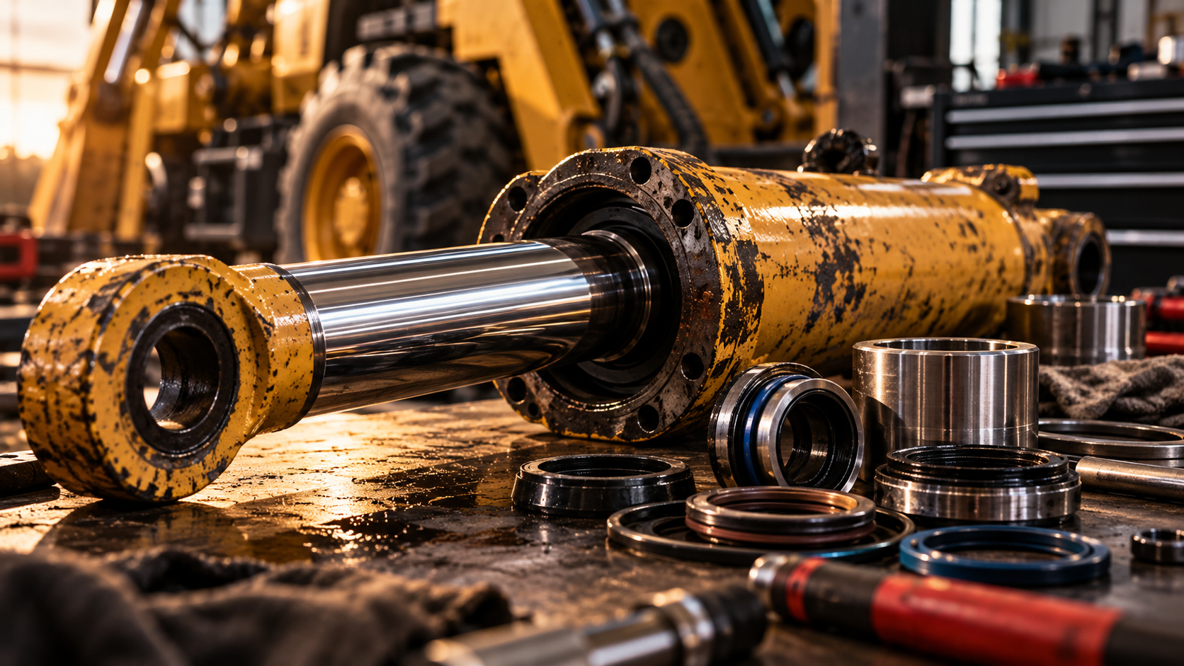 Hydraulic services Gauteng – hydraulic hose repairs and replacement on construction equipment